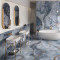Marmo Onyx Blue Polished Porcelain Tile 600x1200